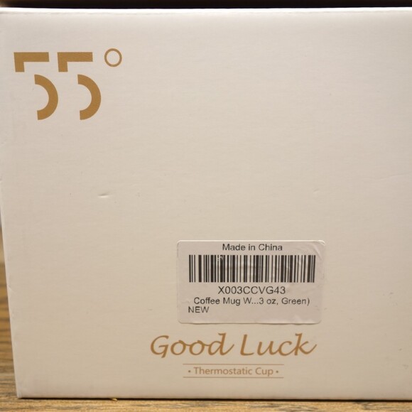 Good Luck Thermostatic Warming Temperature Control Smart Coffee Mug - Picture 5 of 5